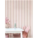 Cristiana Masi|Papel pintado rayas rosas y blancas|Rayas