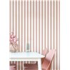Cristiana Masi|Papel pintado rayas rosas y blancas|Rayas