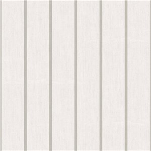 Caselio|Papel pintado rayas muy anchas beige para salón|Rayas