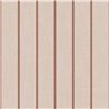 Cristiana Masi|Tapete Streifen in Terrakotta und Beige|Streifen