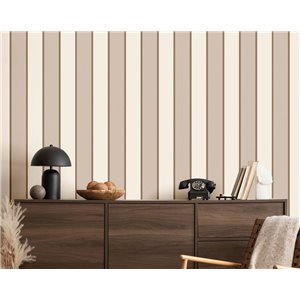Cristiana Masi|Wallpaper wide brown stripes|Stripes 2