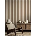 Cristiana Masi|Wallpaper two-tone brown stripes|Stripes