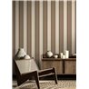 Cristiana Masi|Wallpaper two-tone brown stripes|Stripes