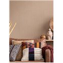 Cristiana Masi|Wallpaper thin terracotta stripes|Stripes