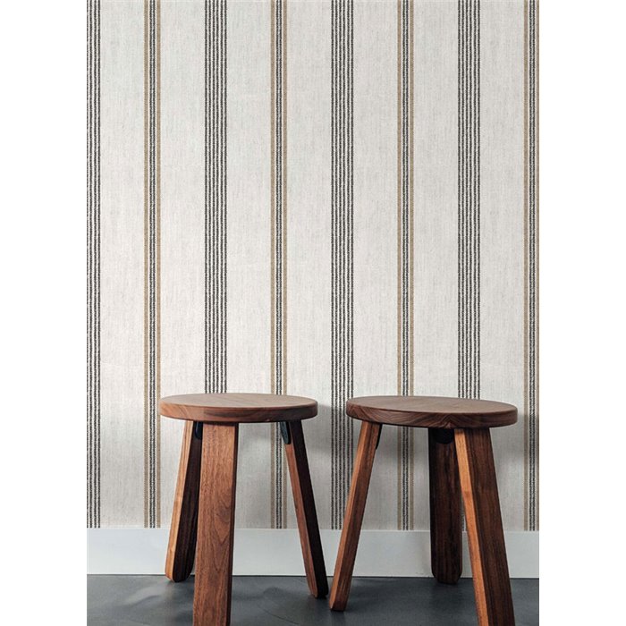 Cristiana Masi|Papel pintado rayas beige elegante|Papel Pintado