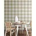 Cristiana Masi|Tapete große Vichy-Karos beige|Kreisen