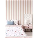 Cristiana Masi|Papel pintado rayas beige y blancas|Rayas