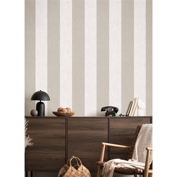 Cristiana Masi|Papier Peint larges rayures ocres|Rayures