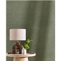 Caselio|Raffia-effect green mottled wallpaper|Symphony