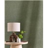 Caselio|Raffia-effect green mottled wallpaper|Symphony
