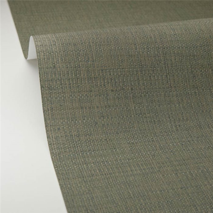 Caselio|Raffia-Effekt Tapete grün marmoriert|Symphony