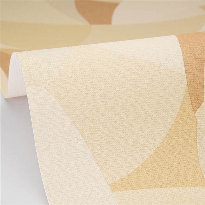 Caselio|Papier peint fibre végétale géométrique beige|Symphony