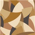 Papel pintado fibra vegetal geométrico marrón - Caselio Symphony 107002165