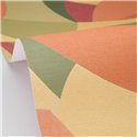 Caselio|Papier peint fibre végétale géométrique multicolore|Symphony