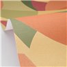 Caselio|Papel pintado fibra vegetal geométrico multicolor|Symphony