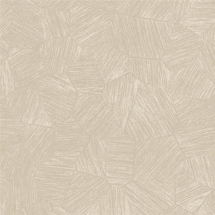 Caselio|Papel pintado mate patchwork vegetal gris|Symphony