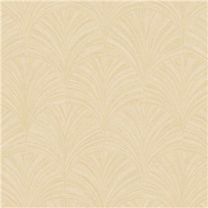 Caselio|Geometric natural-fiber brown wallpaper|Symphony