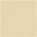 Caselio|Papel pintado fibra vegetal palmetas beige|Symphony