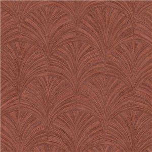 Caselio|Naturfaser Tapete geometrisch braun|Symphony