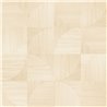 Papier peint géométrique effet bois coloris blanc - Caselio Woodline 106820000
