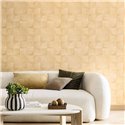 Modern wood-effect wallpaper in beige - Caselio Woodline 106821056