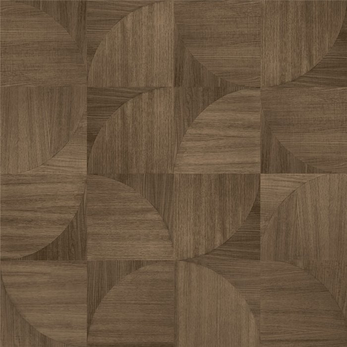 Papier peint moderne effet bois coloris marron foncé - Caselio Woodline 106822002