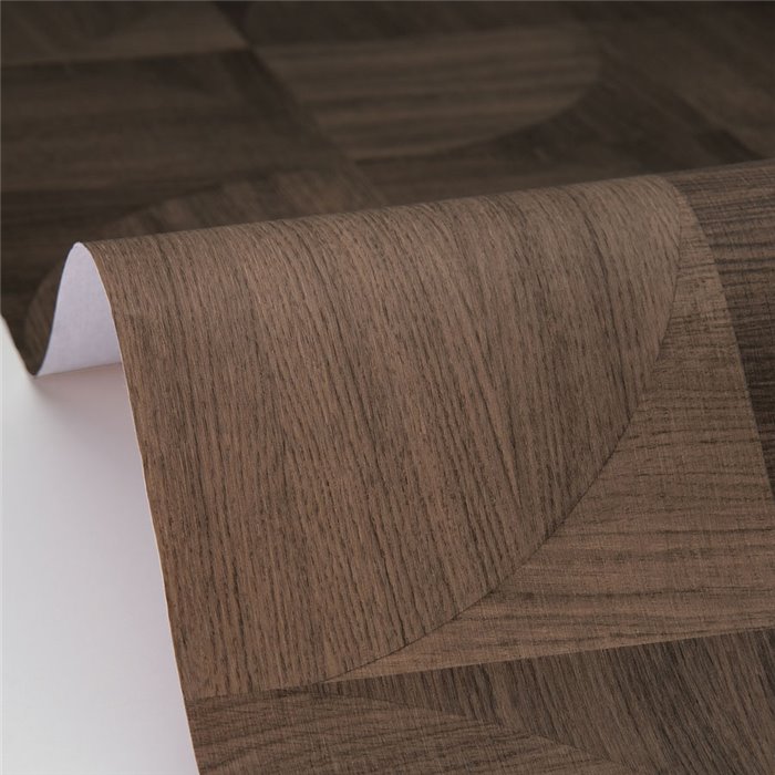 Tapete in holzoptik modern dunkelbraun - Caselio Woodline 106822002