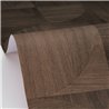 Modern wood-effect wallpaper in dark brown - Caselio Woodline 106822002