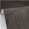 Caselio|Geometric wood-effect wallpaper in black|Woodline