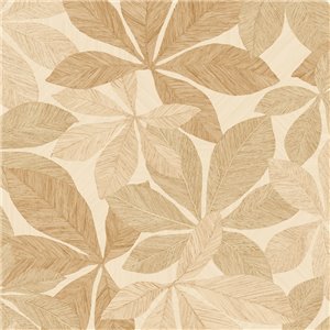 Papier peint floral aspect bois coloris marron - Caselio Woodline 106831026