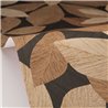 Caselio|Floral wood-look wallpaper in black|Woodline