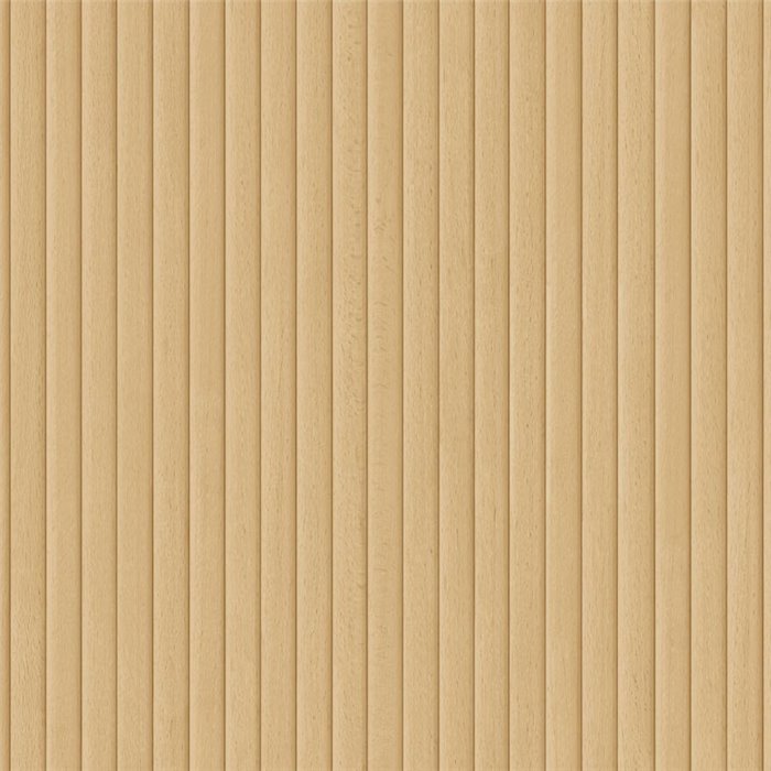 Tapete mit holzlatten im japandi stil beige - Caselio Woodline 106841009