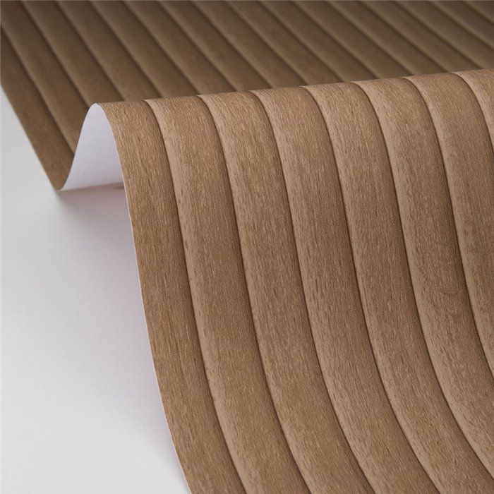 Papier peint lattes de bois coloris marron - Caselio Woodline 106842020