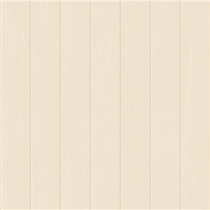 Papier peint panneaux de bois style japandi coloris beige - Caselio Woodline 106851002