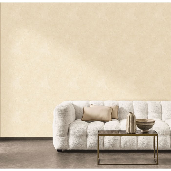 Tapete modern glänzend beige - Casadeco Solaris 201871473
