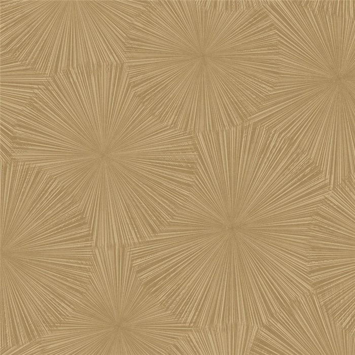 Tapete modern geometrisch glänzend braun - Casadeco Solaris 201872612