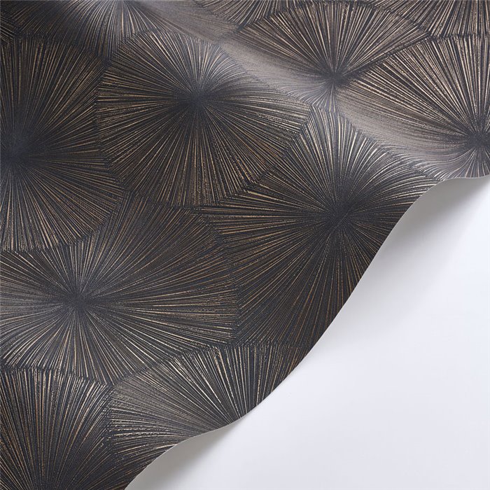 Papier peint moderne bleu brillant géométrique - Casadeco Solaris 201876810