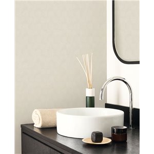 Contemporary metallic pink wallpaper - Casadeco Solaris 201884510 2