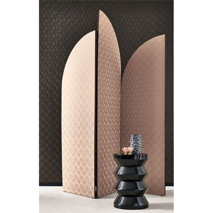 Contemporary metallic pink wallpaper - Casadeco Solaris 201884510