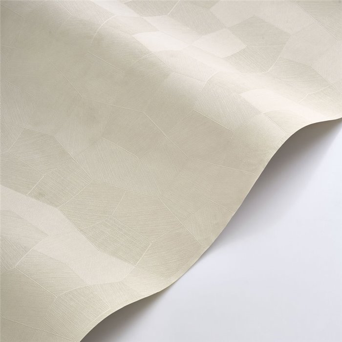 Casadeco|Minimalist matte white abstract wallpaper|Solaris