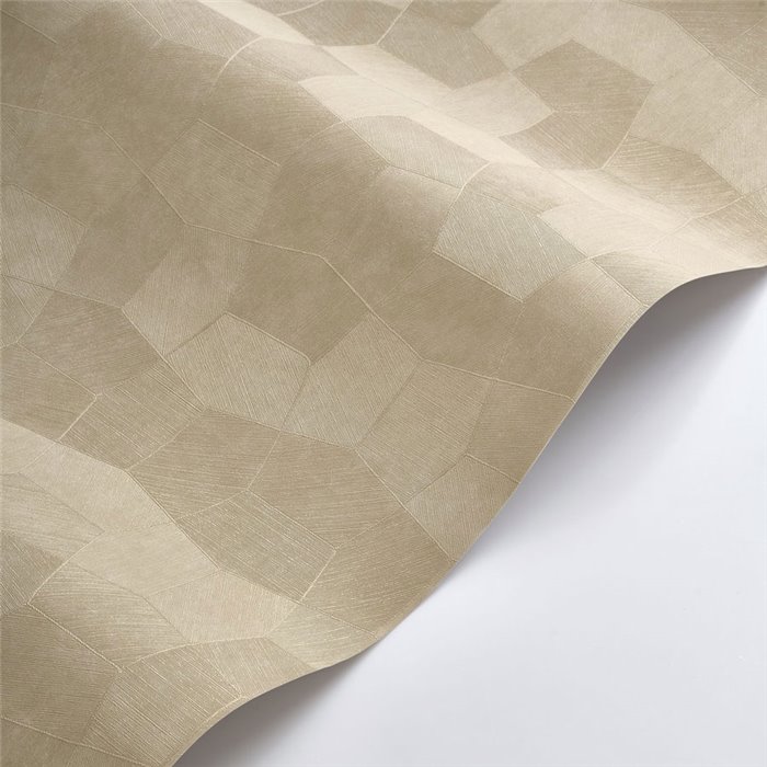 Papier peint minimaliste beige mat motif abstrait - Casadeco Solaris 201892518