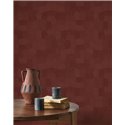 Papier peint contemporain rouge mat abstrait - Casadeco Solaris 201898888