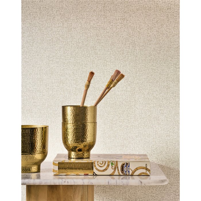 Casadeco|Contemporary glossy white minimalist wallpaper|Solaris