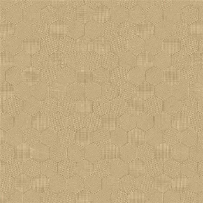 Papier peint moderne marron motif nid d’abeille - Casadeco Solaris 201911860