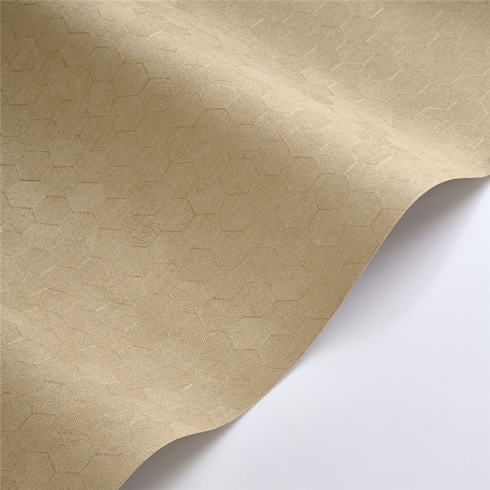Modern honeycomb-pattern brown wallpaper - Casadeco Solaris 201911860