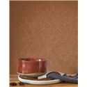 Modern glossy terracotta wallpaper - Casadeco Solaris 201913000