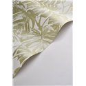 Papier peint floral feuilles de monstera blanc vert brillant - Casadeco RIO 201797254