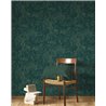Casadeco|Floral monstera-leaf wallpaper in green glossy|Rio