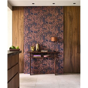 Papier peint floral feuilles de monstera blanc brillant - Casadeco RIO 201791410 2