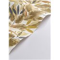 Casadeco|Tropical ficus-leaf wallpaper in white beige matte|Rio